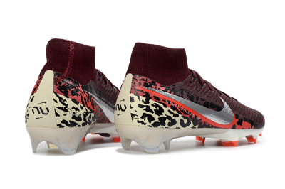 Nike Air Zoom Mercurial Superfly 10 Elite FG Firm Ground Soccer Cleats - Burgundy/Neon Pink/Black