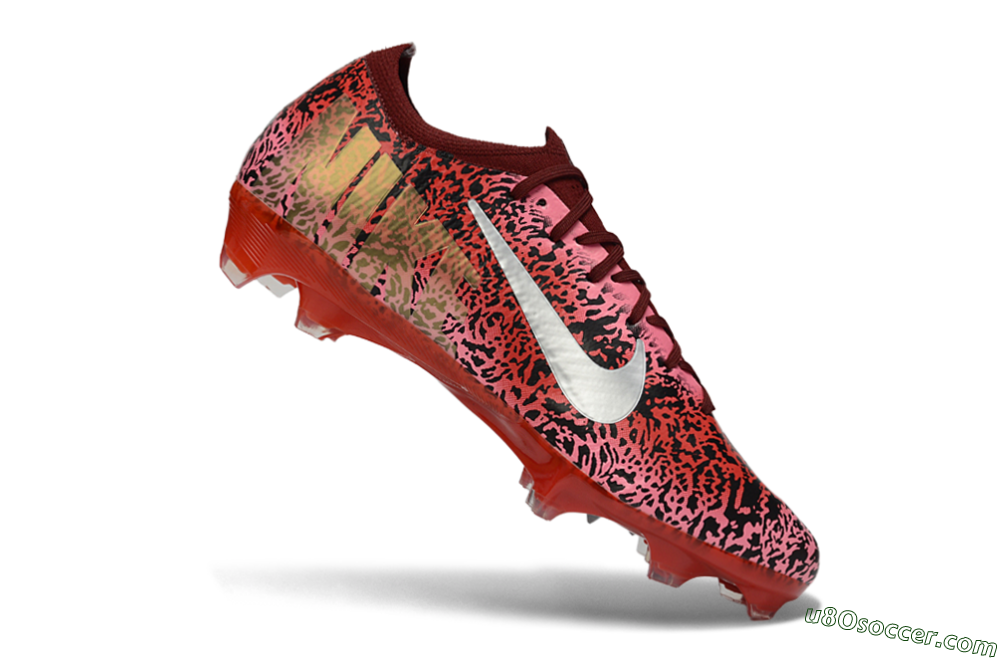 Nike Air Zoom Mercurial Vapor 16 Elite FG Firm Ground Soccer Cleats - Red/Electric Coral/Dark Maroon 4