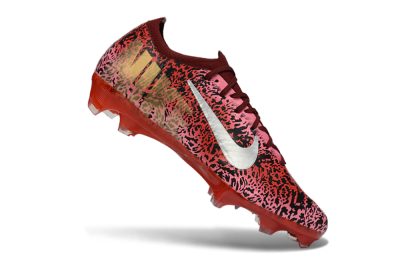 Nike Air Zoom Mercurial Vapor 16 Elite FG Firm Ground Soccer Cleats - Red/Electric Coral/Dark Maroon