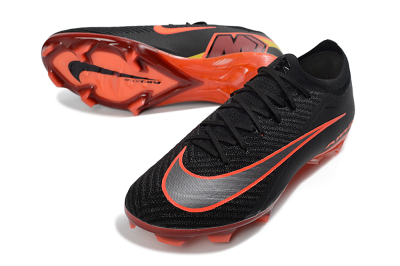 Nike Air Zoom Mercurial Vapor 16 Elite FG Firm Ground Soccer Cleats - Black/Electric Orange/Neon Green