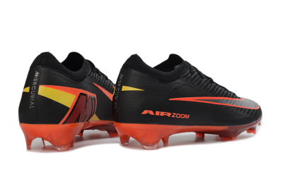 Nike Air Zoom Mercurial Vapor 16 Elite FG Firm Ground Soccer Cleats - Black/Electric Orange/Neon Green