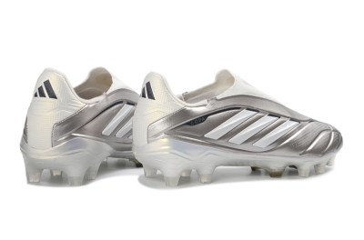 Adidas Copa Pure 3 Elite FG Firm Ground Soccer Cleats - Silver/Metallic Gray/White