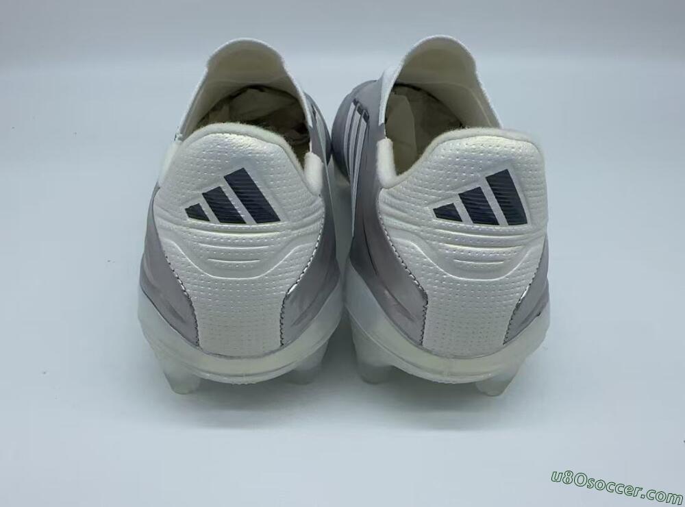 Adidas Copa Pure 3 Elite FG Firm Ground Soccer Cleats - Silver/Metallic Gray/White