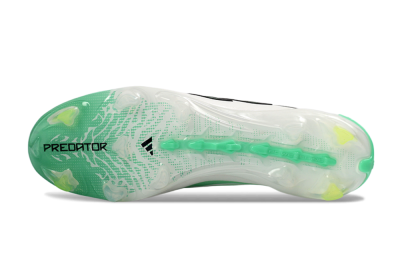 Adidas Predator 26 Elite FG Firm Ground Soccer Cleats - Aqua/Lime Green/Black