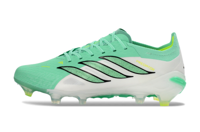 Adidas Predator 26 Elite FG Firm Ground Soccer Cleats - Aqua/Lime Green/Black