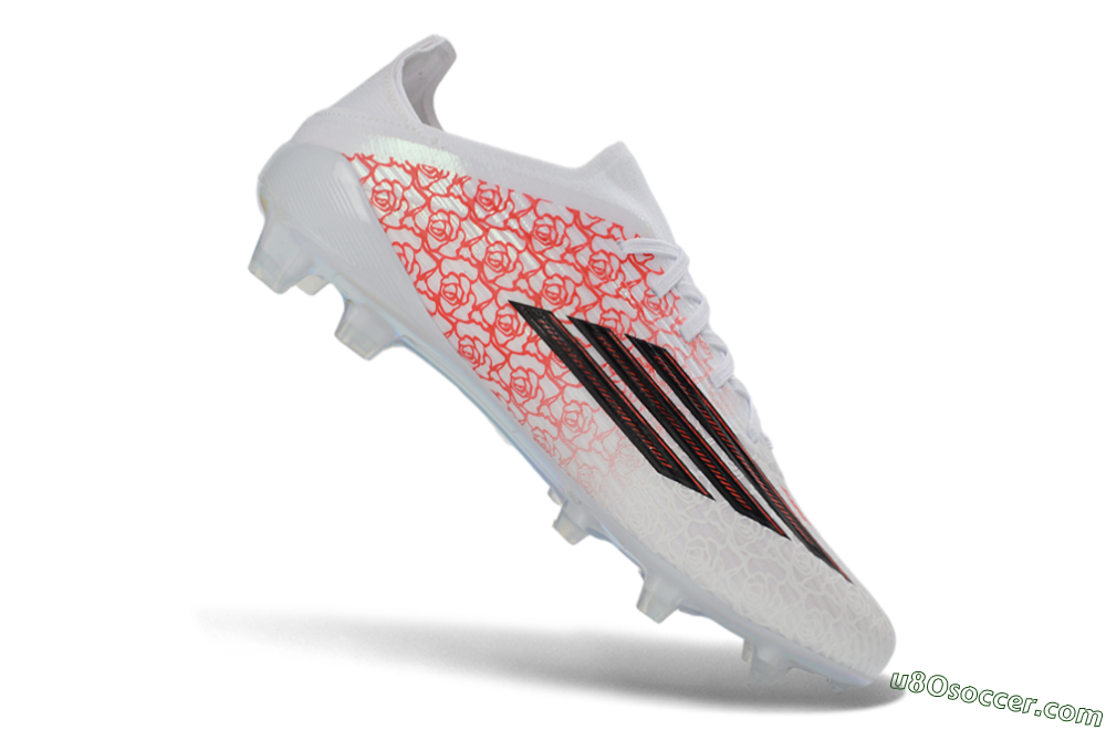 Adidas F50 Elite FG Firm Ground Soccer Cleats - White/Rose Pink/Black 5