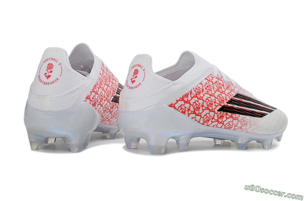 Adidas F50 Elite FG Firm Ground Soccer Cleats - White/Rose Pink/Black 7