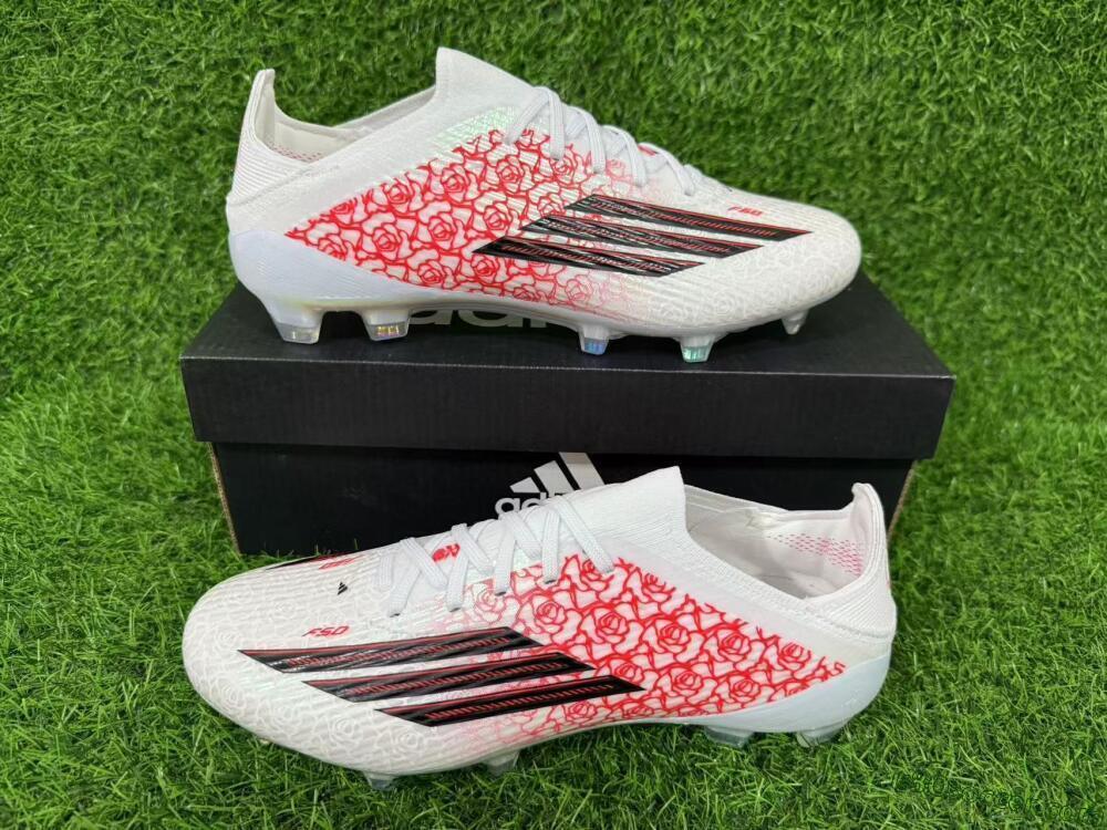 Adidas F50 Elite FG Firm Ground Soccer Cleats - White/Rose Pink/Black