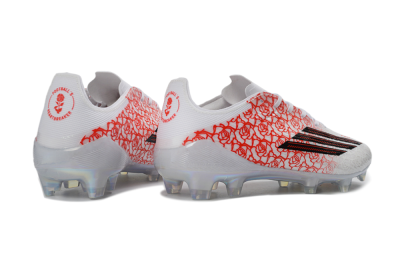 Adidas F50 Elite FG Firm Ground Soccer Cleats - White/Crimson Rose/Black 