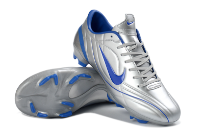 Nike Mercurial Vapor R9 FG Firm Ground Soccer Cleats - Silver/Bright Blue/Steel Blue