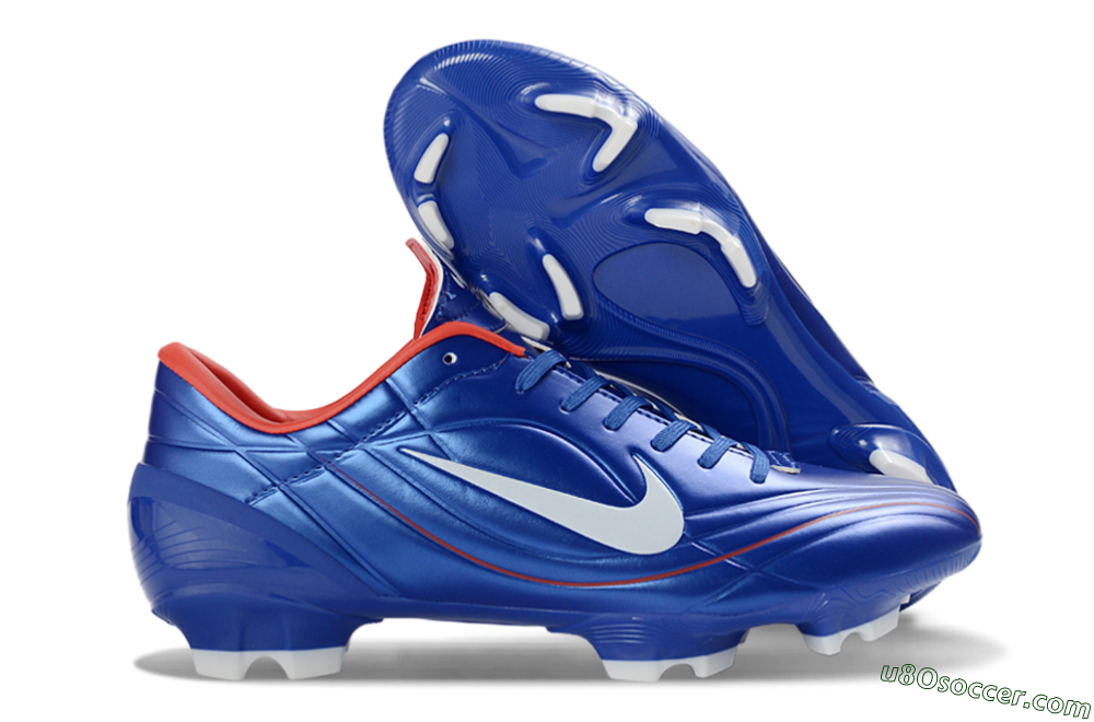 Nike Mercurial Vapor R9 FG Firm Ground Soccer Cleats - Blue/Crimson Red/White 1