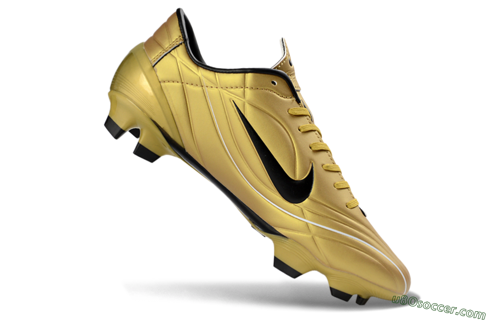 Nike Mercurial Vapor R9 FG Firm Ground Soccer Cleats - Gold/Stunning Gold/Classic Black 4
