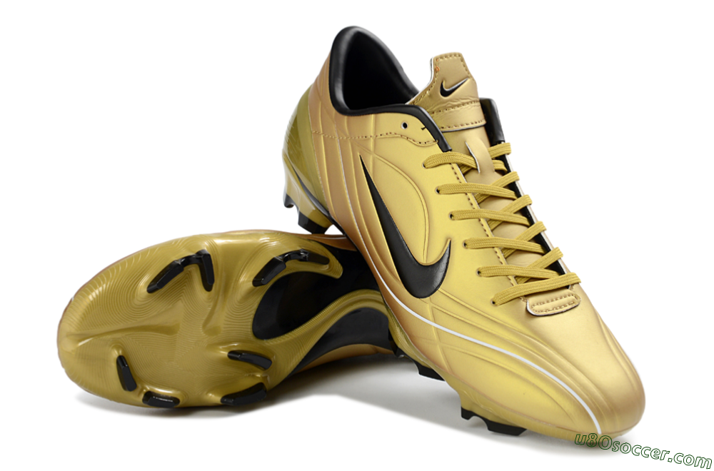 Nike Mercurial Vapor R9 FG Firm Ground Soccer Cleats - Gold/Stunning Gold/Classic Black 3