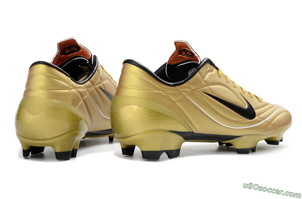 Nike Mercurial Vapor R9 FG Firm Ground Soccer Cleats - Gold/Stunning Gold/Classic Black 6