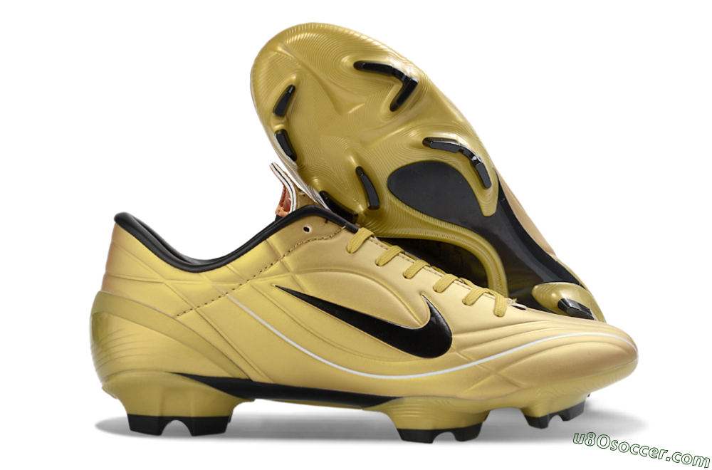 Nike Mercurial Vapor R9 FG Firm Ground Soccer Cleats - Gold/Stunning Gold/Classic Black 1