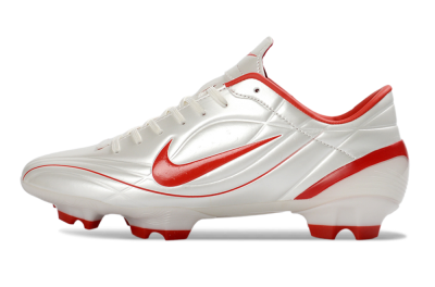 Nike Mercurial Vapor R9 FG Firm Ground Soccer Cleats - White/Fiery Red/Sleek Silver