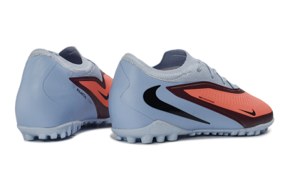 Nike Phantom 6 Elite Low TF Artificial Turf Soccer Shoes - Orange/Sky Blue/Crimson