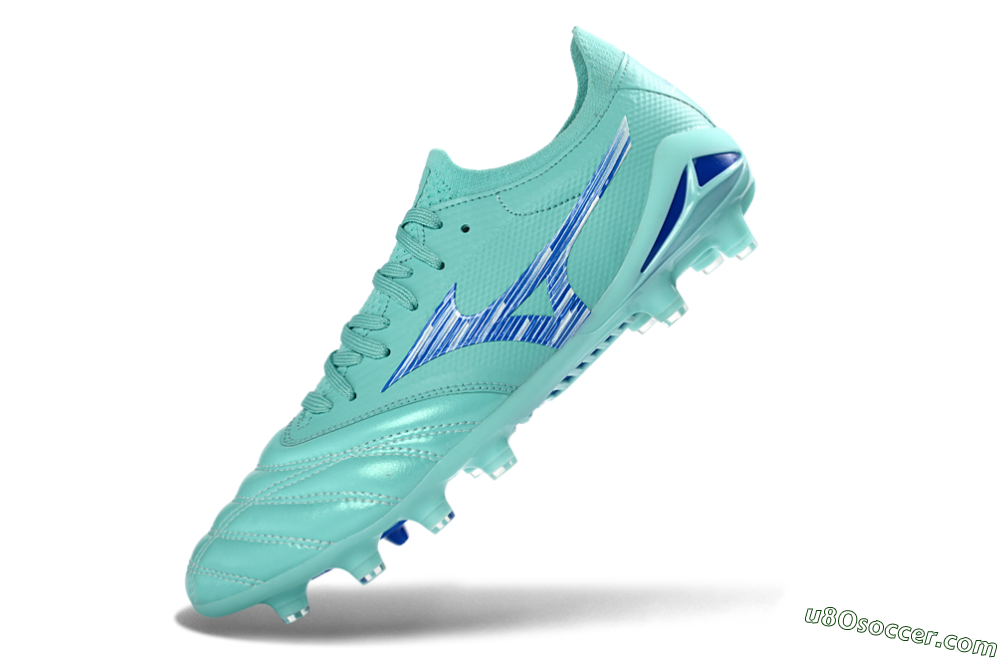 Mizuno Morelia Neo 4 FG Firm Ground Soccer Cleats - Aqua/Ocean Blue/Turquoise Splash 5