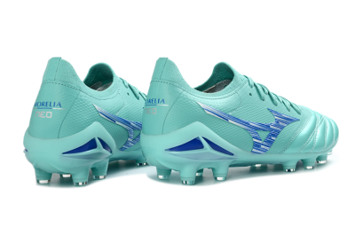 Mizuno Morelia Neo 4 FG Firm Ground Soccer Cleats - Aqua/Ocean Blue/Turquoise Splash