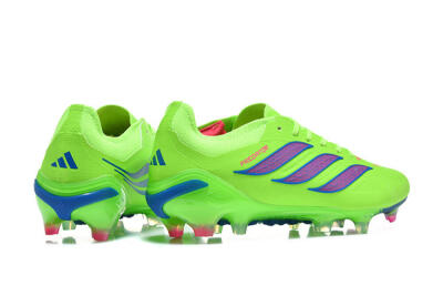 Adidas Predator 26 Elite FG Firm Ground Soccer Cleats - Green/Electric Green/Striking Blue