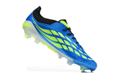 Adidas Predator 26 Elite FG Firm Ground Soccer Cleats - Blue/Electric Blue/Neon Green
