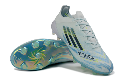 Adidas F50 Elite FG Firm Ground Soccer Cleats - Aqua/Frosted Blue/Shimmering Yellow