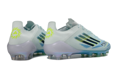 Adidas F50 Elite FG Firm Ground Soccer Cleats - Aqua/Frosted Blue/Shimmering Yellow