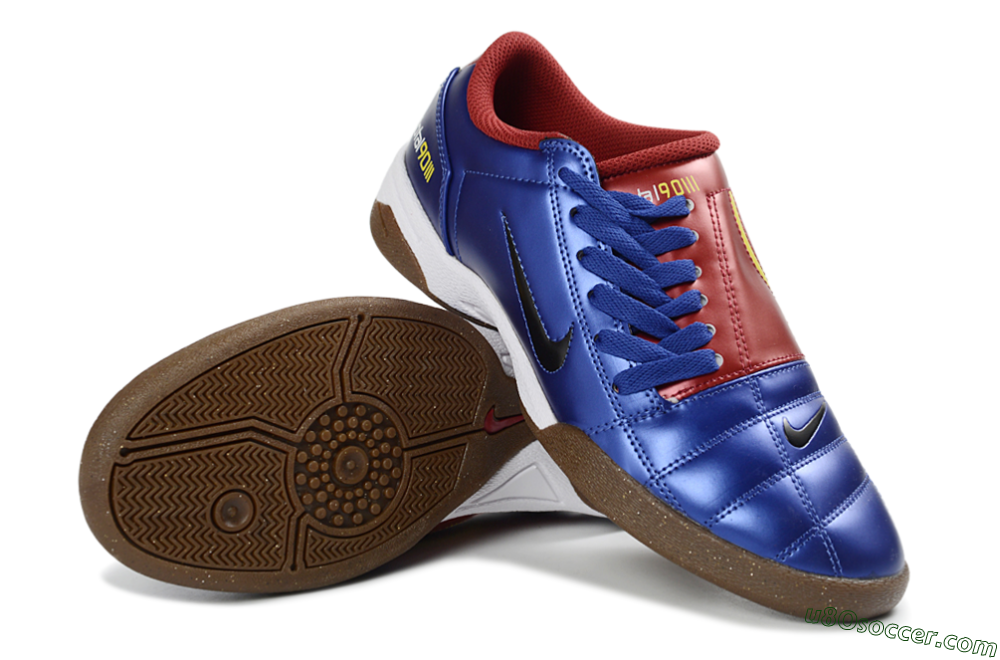 Nike Total 90 III IC Indoor & Futsal Soccer Shoes - Blue/Rust/Golden 4