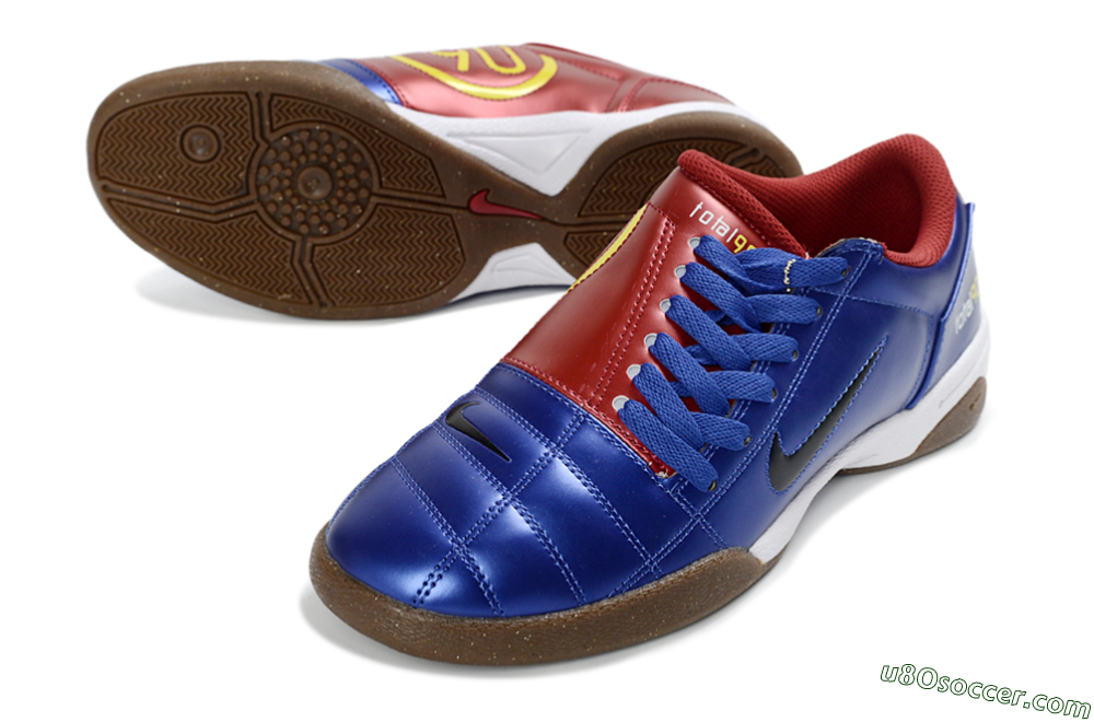 Nike Total 90 III IC Indoor & Futsal Soccer Shoes - Blue/Rust/Golden 3