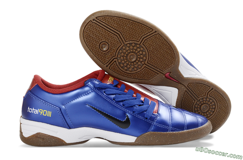 Nike Total 90 III IC Indoor & Futsal Soccer Shoes - Blue/Rust/Golden 1