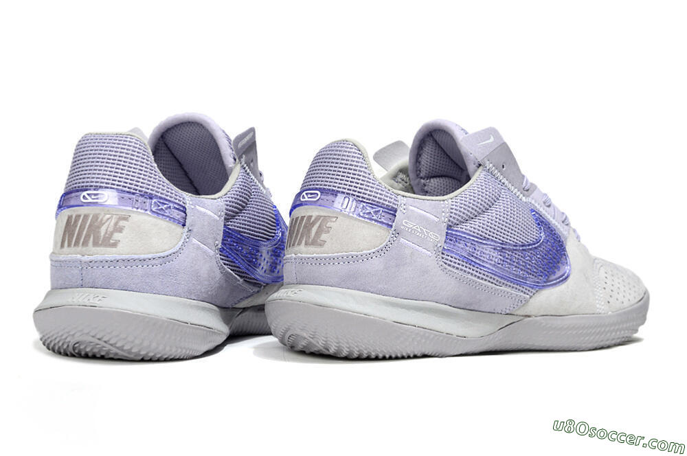 Nike Street Gato IC Indoor & Futsal Soccer Shoes - Purple/Lavender Mist/Silvery Gray 6