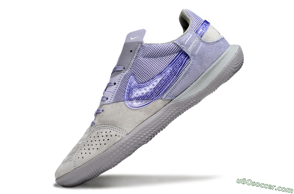 Nike Street Gato IC Indoor & Futsal Soccer Shoes - Purple/Lavender Mist/Silvery Gray 5