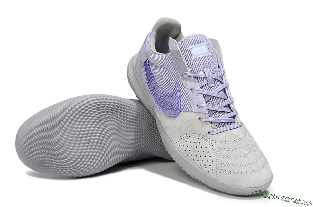 Nike Street Gato IC Indoor & Futsal Soccer Shoes - Purple/Lavender Mist/Silvery Gray 3