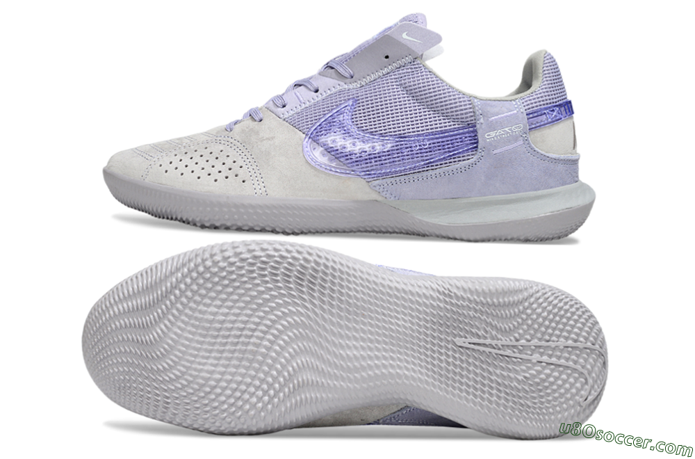 Nike Street Gato IC Indoor & Futsal Soccer Shoes - Purple/Lavender Mist/Silvery Gray 0