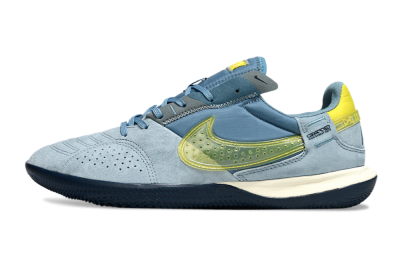 Nike Street Gato IC Indoor & Futsal Soccer Shoes - Blue/Soft Blue/Sunny Yellow