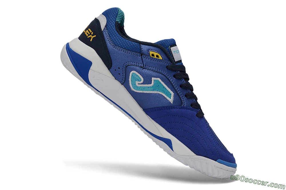 Joma Top Flex IC Indoor & Futsal Soccer Shoes - Blue/Aqua Blue/Cobalt Blue 4