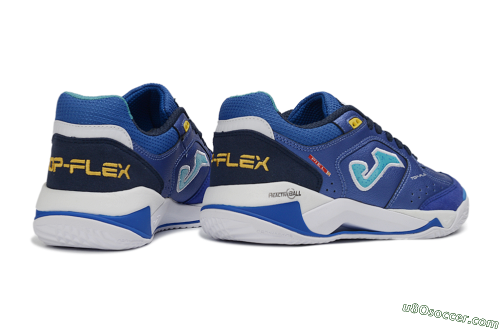 Joma Top Flex IC Indoor & Futsal Soccer Shoes - Blue/Aqua Blue/Cobalt Blue 6