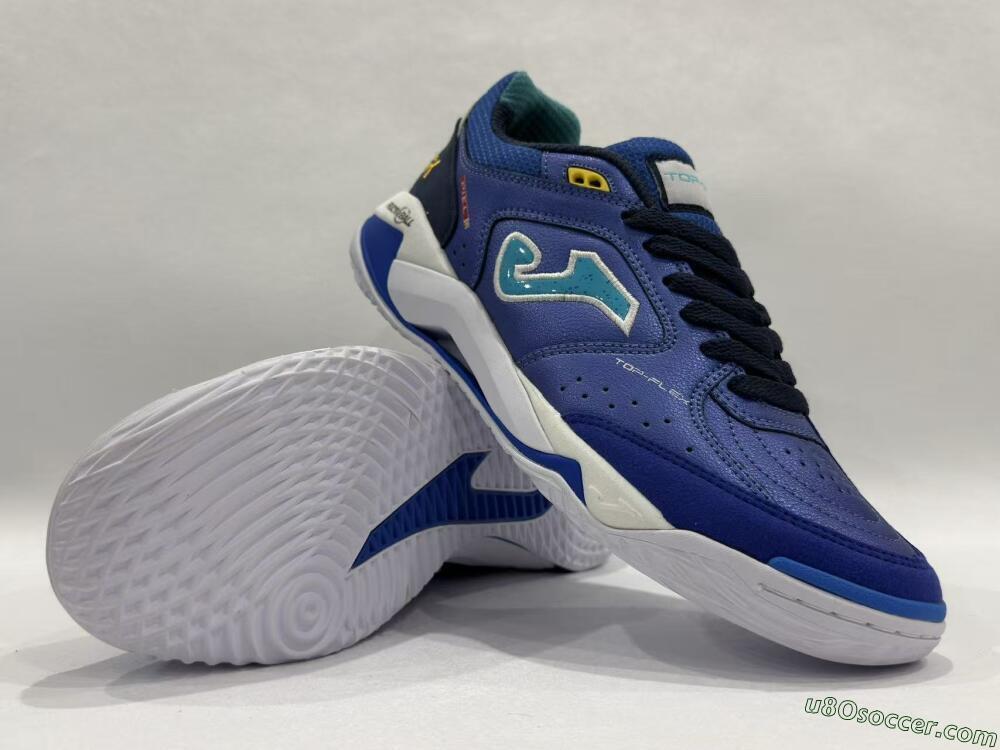 Joma Top Flex IC Indoor & Futsal Soccer Shoes - Blue/Aqua Blue/Cobalt Blue