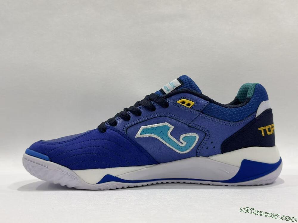 Joma Top Flex IC Indoor & Futsal Soccer Shoes - Blue/Aqua Blue/Cobalt Blue