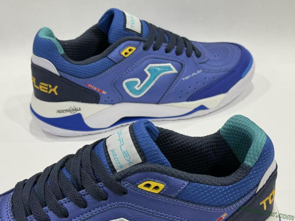 Joma Top Flex IC Indoor & Futsal Soccer Shoes - Blue/Aqua Blue/Cobalt Blue