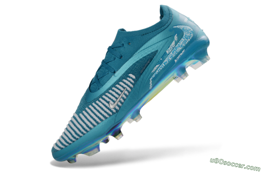 Nike Phantom 6 Elite Low FG Firm Ground Soccer Cleats - Teal/Oceanic Teal/Silver Mist 5