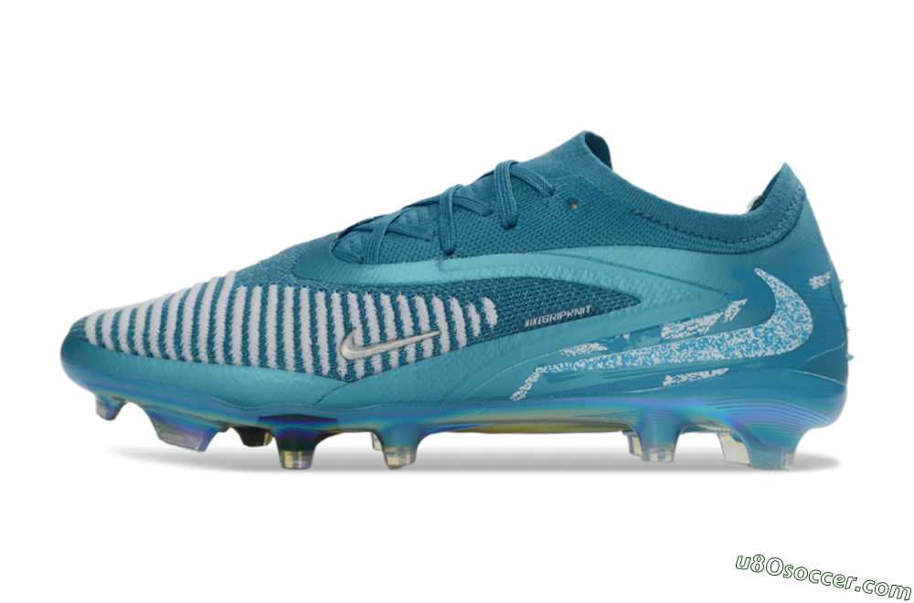Nike Phantom 6 Elite Low FG Firm Ground Soccer Cleats - Teal/Oceanic Teal/Silver Mist 2