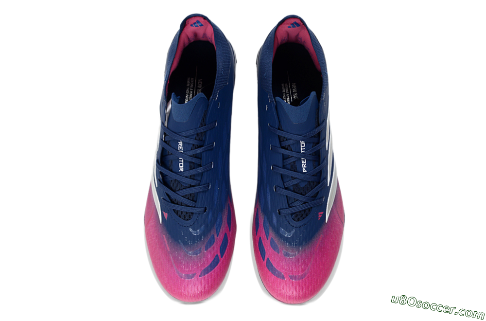 Adidas Predator 26 Elite FG Firm Ground Soccer Cleats - Navy/Electric Pink/Deep Blue 4