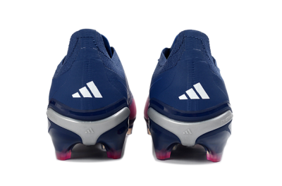 Adidas Predator 26 Elite FG Firm Ground Soccer Cleats - Navy/Electric Pink/Deep Blue