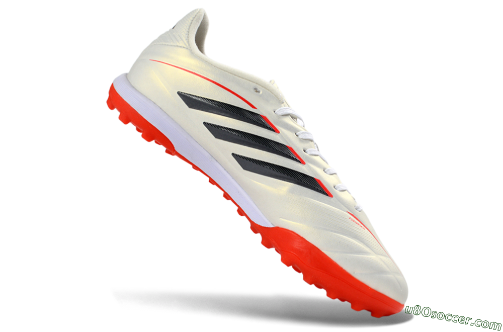 Adidas Copa Pure 3 Elite TF Artificial Turf Soccer Shoes - White/Fiery Red/Black 4