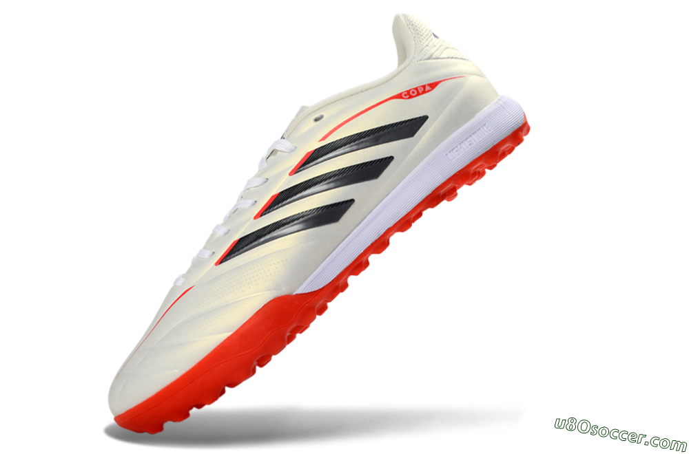 Adidas Copa Pure 3 Elite TF Artificial Turf Soccer Shoes - White/Fiery Red/Black 5