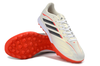 Adidas Copa Pure 3 Elite TF Artificial Turf Soccer Shoes - White/Fiery Red/Black