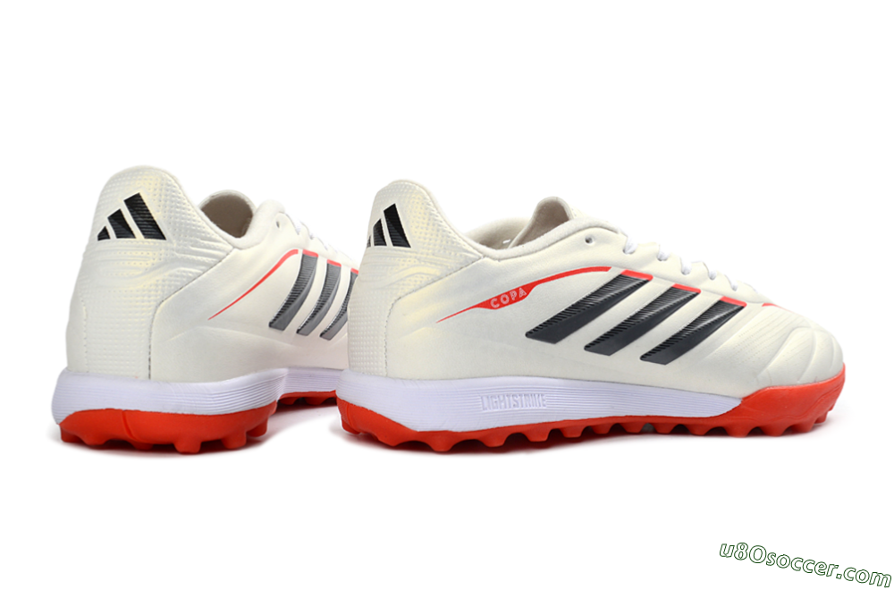 Adidas Copa Pure 3 Elite TF Artificial Turf Soccer Shoes - White/Fiery Red/Black 6
