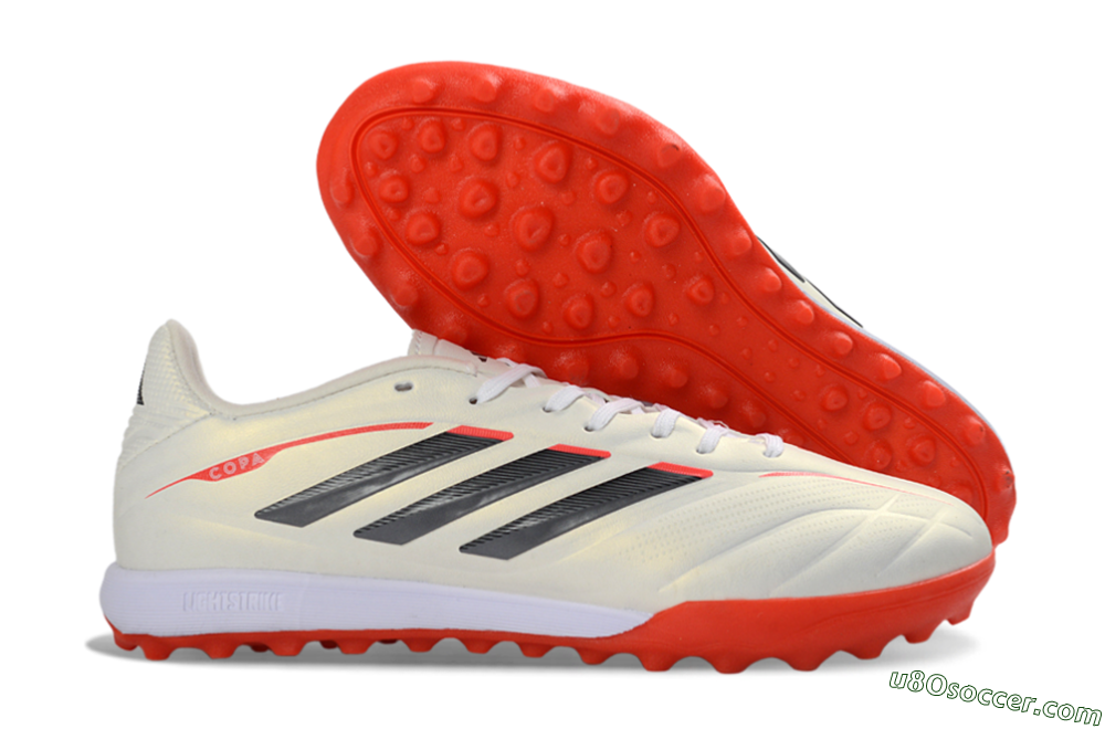 Adidas Copa Pure 3 Elite TF Artificial Turf Soccer Shoes - White/Fiery Red/Black 1