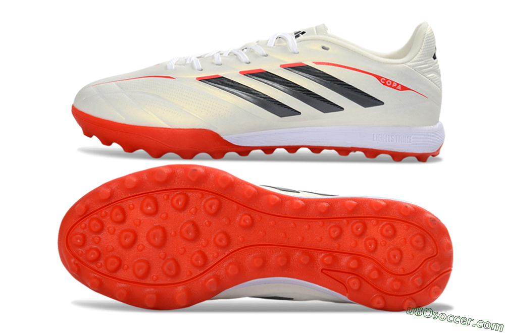 Adidas Copa Pure 3 Elite TF Artificial Turf Soccer Shoes - White/Fiery Red/Black 0